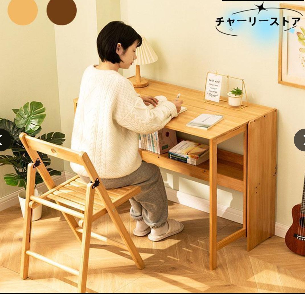 大好評 折りたたみデスク テレワークデスク 省スペース テーブル 机 コンパクデスク メラミン加工 木製