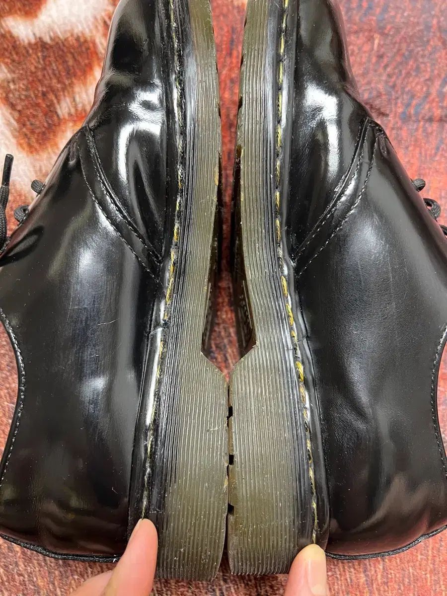  260 DR MARTENS ドクターマーチン 1461 ブラック 3ホール 光沢 ローファー ローファー ブーツ 革靴