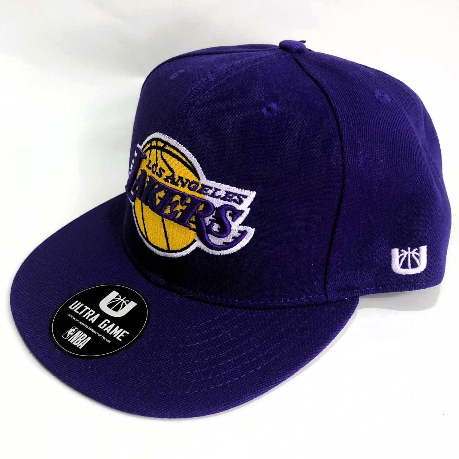 LAKERS ULTRA GAME 紫キャップ バックロゴ アジャスタブル 調整可能
