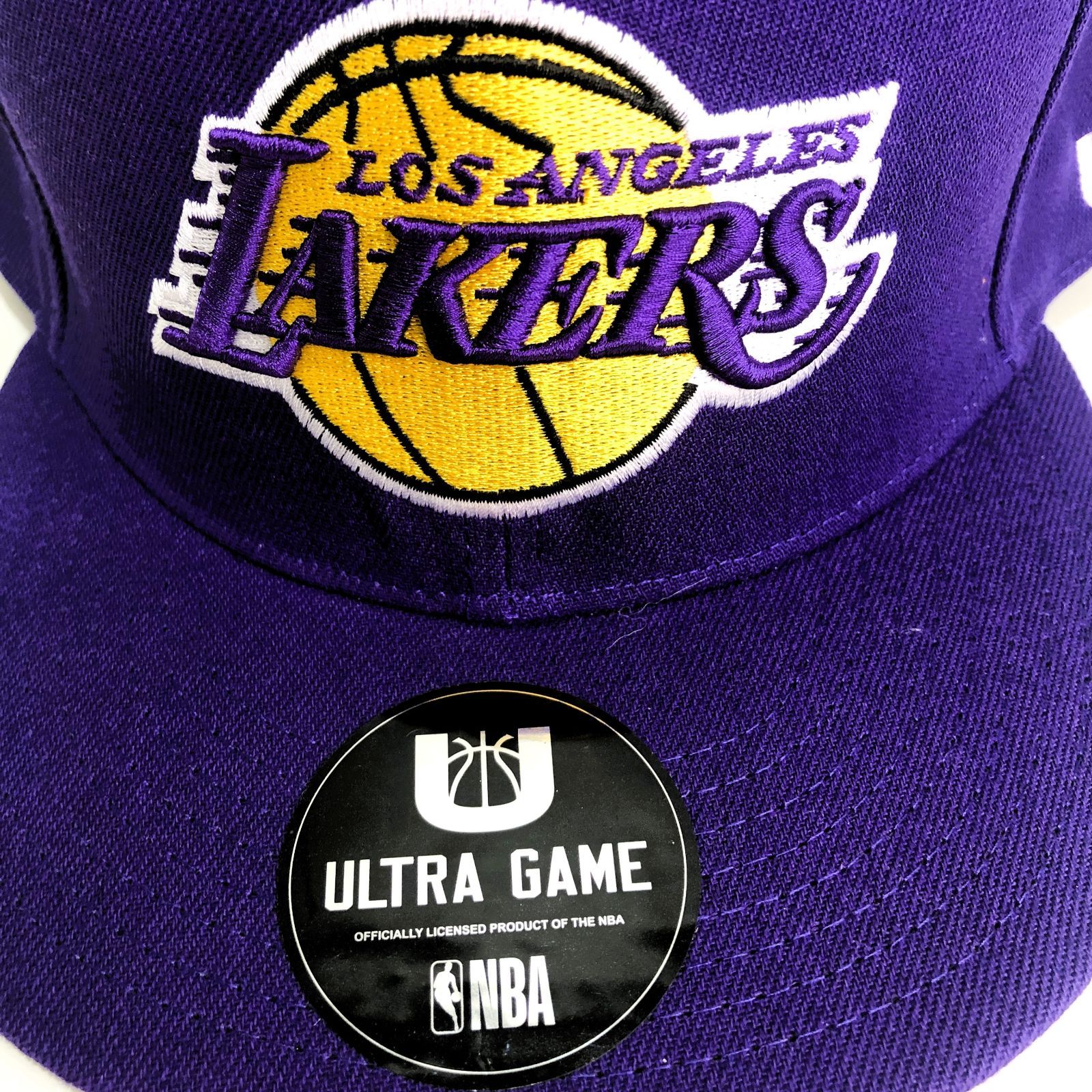 LAKERS ULTRA GAME 紫キャップ バックロゴ アジャスタブル 調整可能
