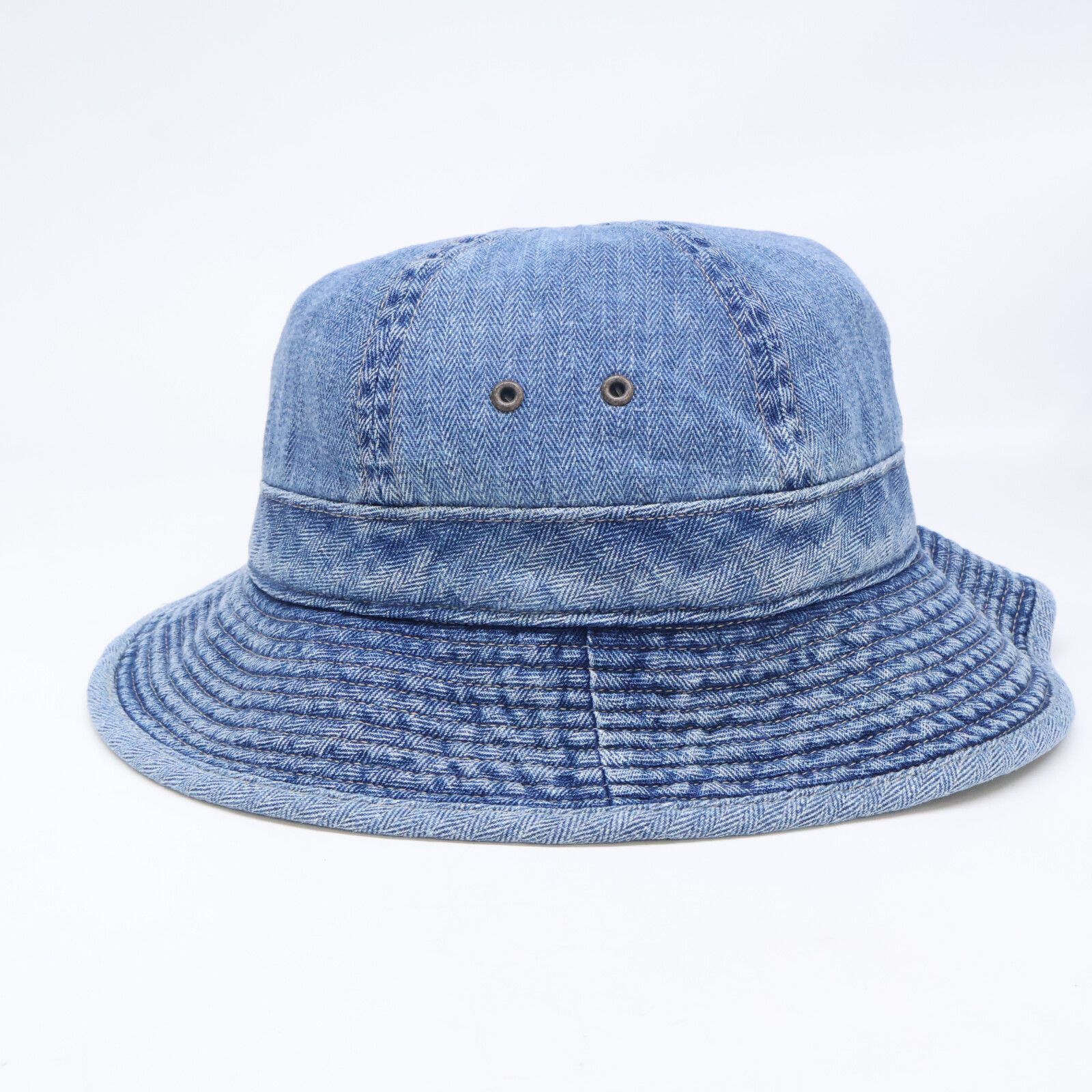 RRL ダブルアールエル インディゴ コットンリネン バケットハット