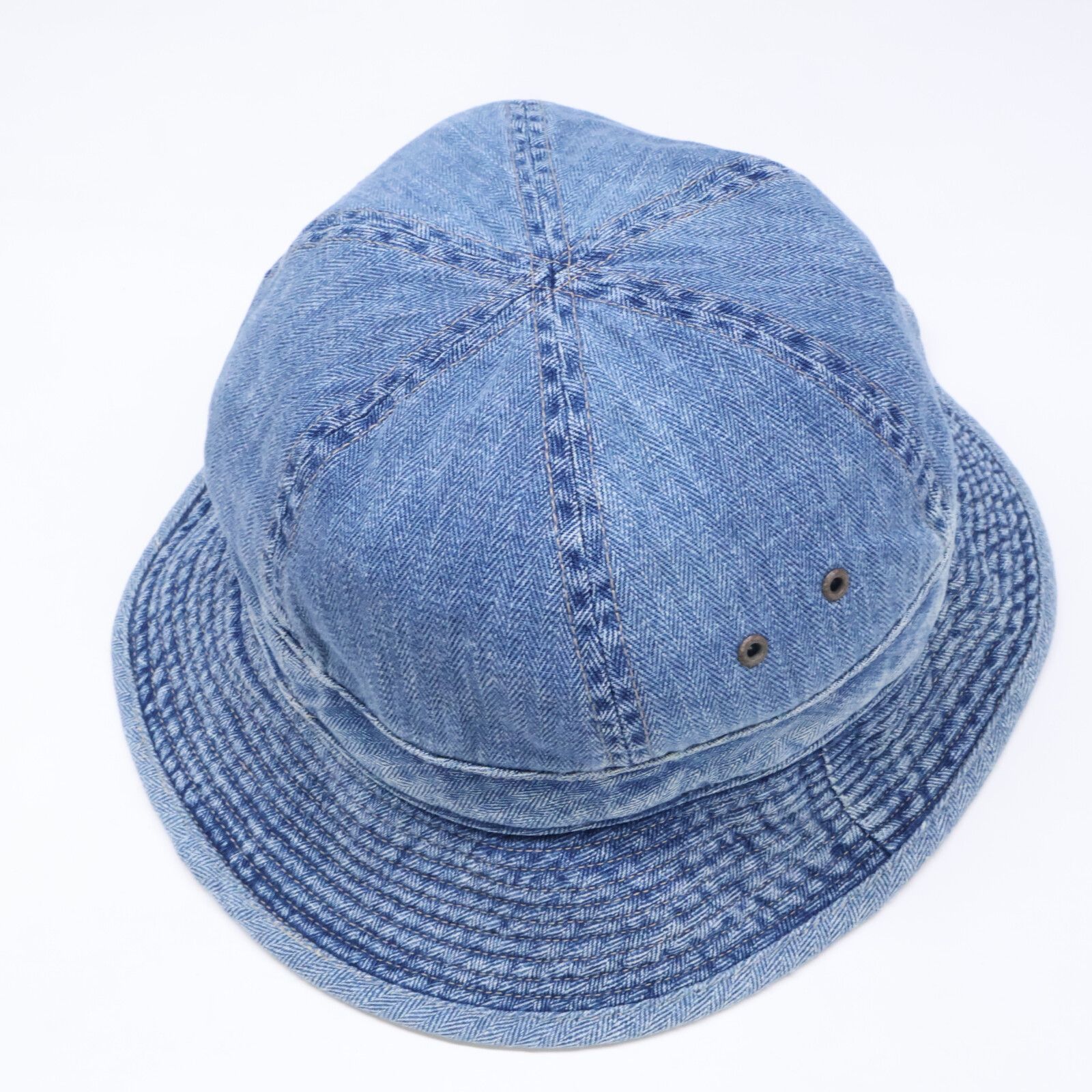 RRL ダブルアールエル インディゴ コットンリネン バケットハット