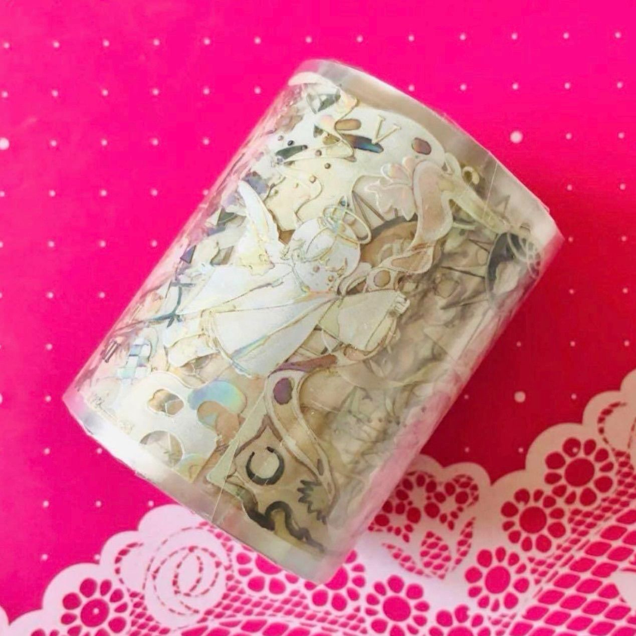 虹光 6 5 cm 10 m 天使的祈祷 海外マスキングテープ 海外マステ 装飾