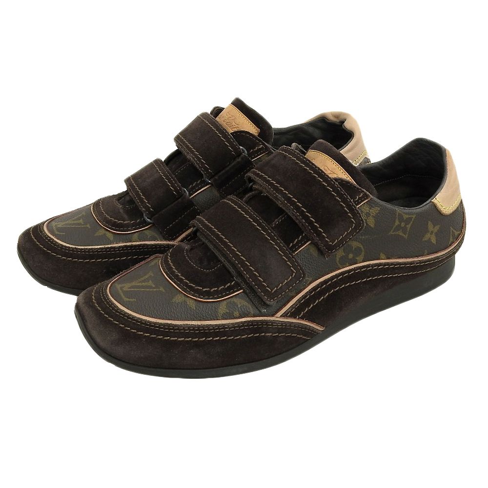 LOUIS VUITTON ルイヴィトン モノグラム スエード コンビスニーカー LOUIS VUITTON ルイヴィトン モノグラム×スエード 切り替え ベルクロ