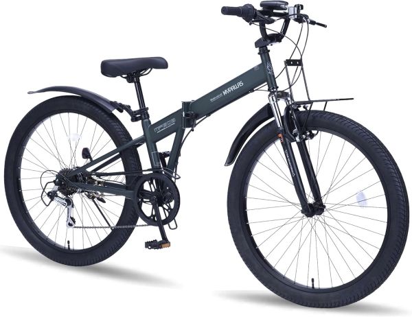 池商 折畳セミファットバイク26 6 SPミリタリーグリーン