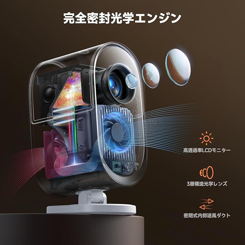 プロジェクター 家庭用 AI自動調整機能Dolby超サラウンド 30000lm プロジェクター 家庭用【AI自動調整機能・Dolby超サラウンドー