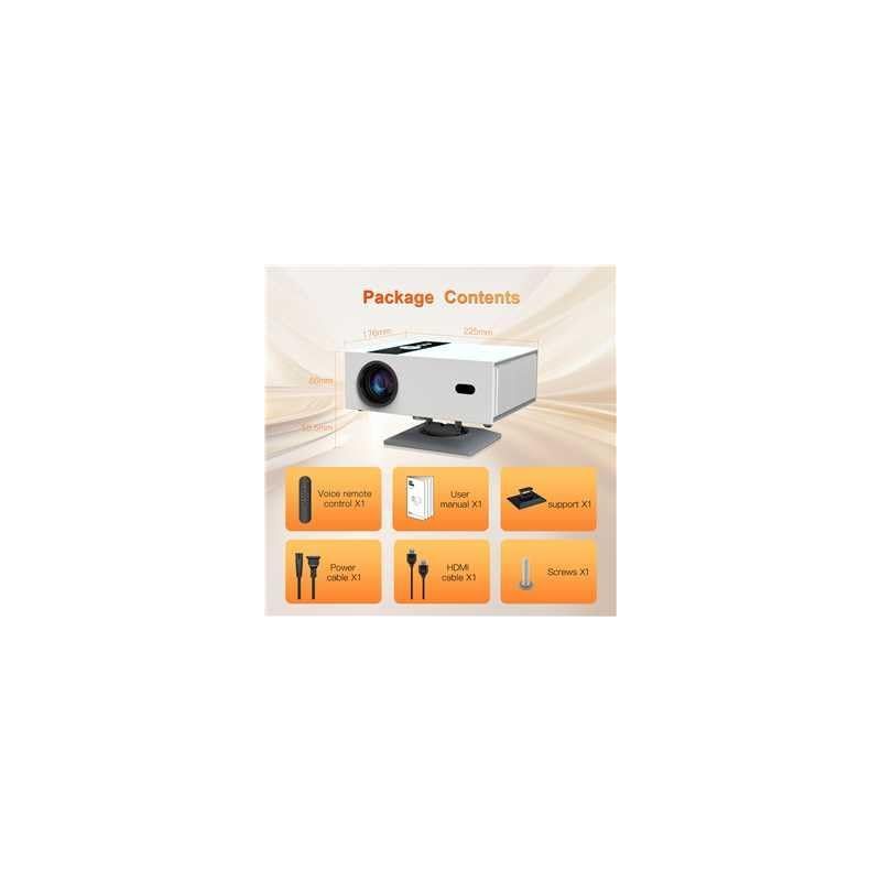 2025革新自動フォーカス DoIby対応 プロジェクター 家庭用 ビジネス両用 500 ASNI高輝度 4 K Netflix YouTube Prime Video搭載 1080 P 自動フォーカス＆自動台形補正＆自動障害物回避＆スクリーンフィ