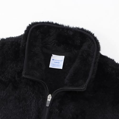 チャンピオン] フルジップジャケット ボアフリース スクリプトロゴ刺繍