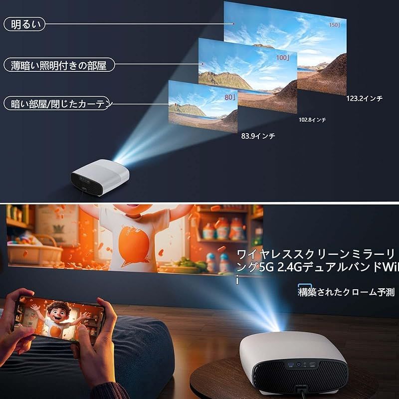 Netflix搭載 プロジェクター