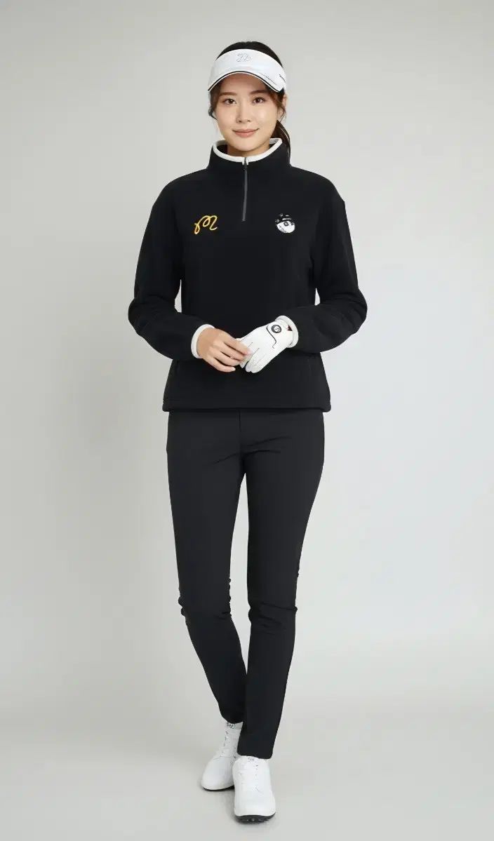 マルボンゴルフ レディース ウィザード フリース ゴルフ ハーフジップアップ