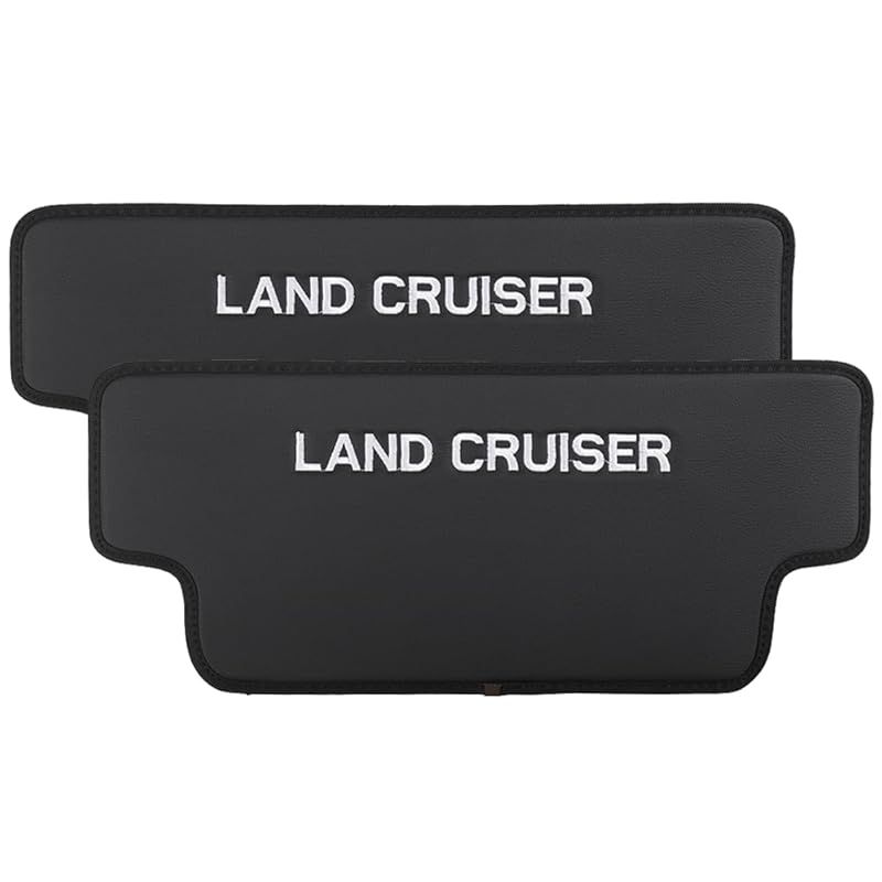 【在庫セール】SAWAKAKI トヨタ ランドクルーザー250系 ランクル250 専用 キックガード シート バック レザーマット 改良刺繍加工 座席後部 シートバックプロテクター 内装 汚れ防止 ロゴ付き 1