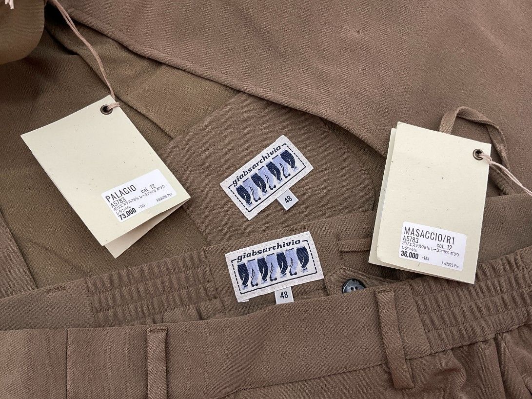 未使用 48 giab's ARCHIVIO ジャブスアルキビオ PALAGIO＆MASACCIO