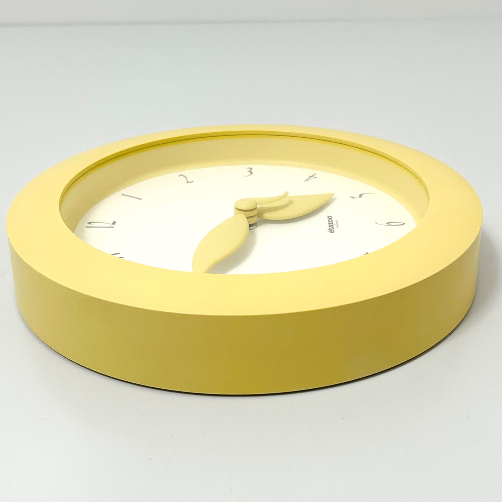 【希少】Lemnos レムノス　ポストモダン 掛け時計 佐藤まどか 白 ホワイト 希少 Lemnos レムノス etazoo milano 佐藤まどか氏デザイン 掛け時計