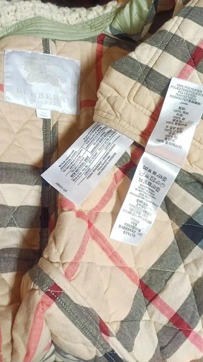  バーバリー キルティング ジャケット キッズ 5歳 その他 ジャケット ブルゾン