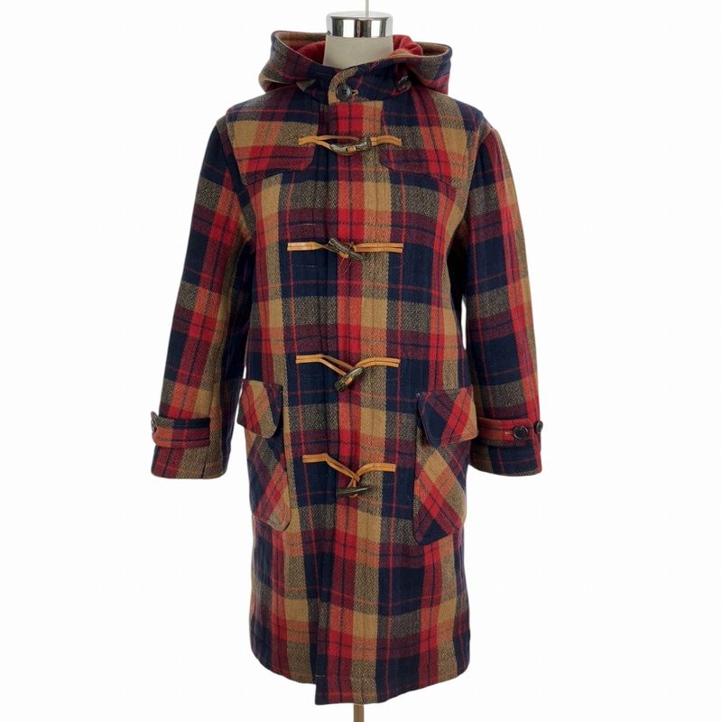 シェビニオン CHEVIGNON girl ヴィンテージ ダッフルコート チェック