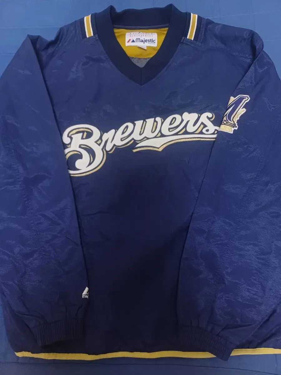 MLB マジェスティック ミルウォーキー ブリュワーズ ウォームアップ