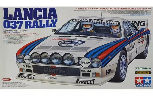ラジコン 1 10 ランチア 037 ラリー 電動RC 4 WDレーシングカーシリーズ 組み立てキット 58278
