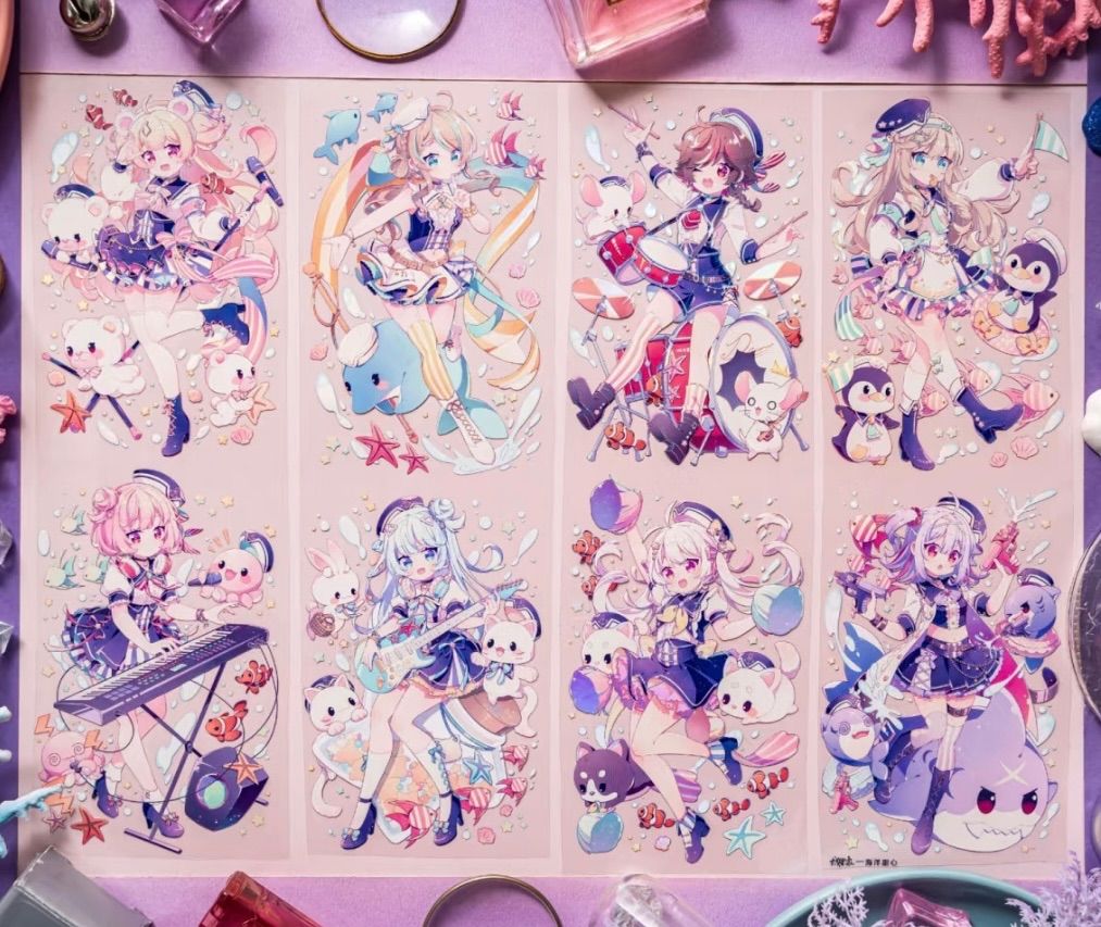 ♡SALE♡彩虹 6cm×10m 海洋甜心 海外マスキングテープ 海外マステ 人物