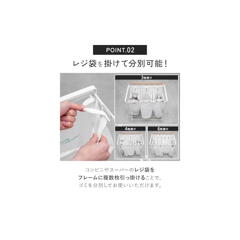 目隠し分別ダストワゴン