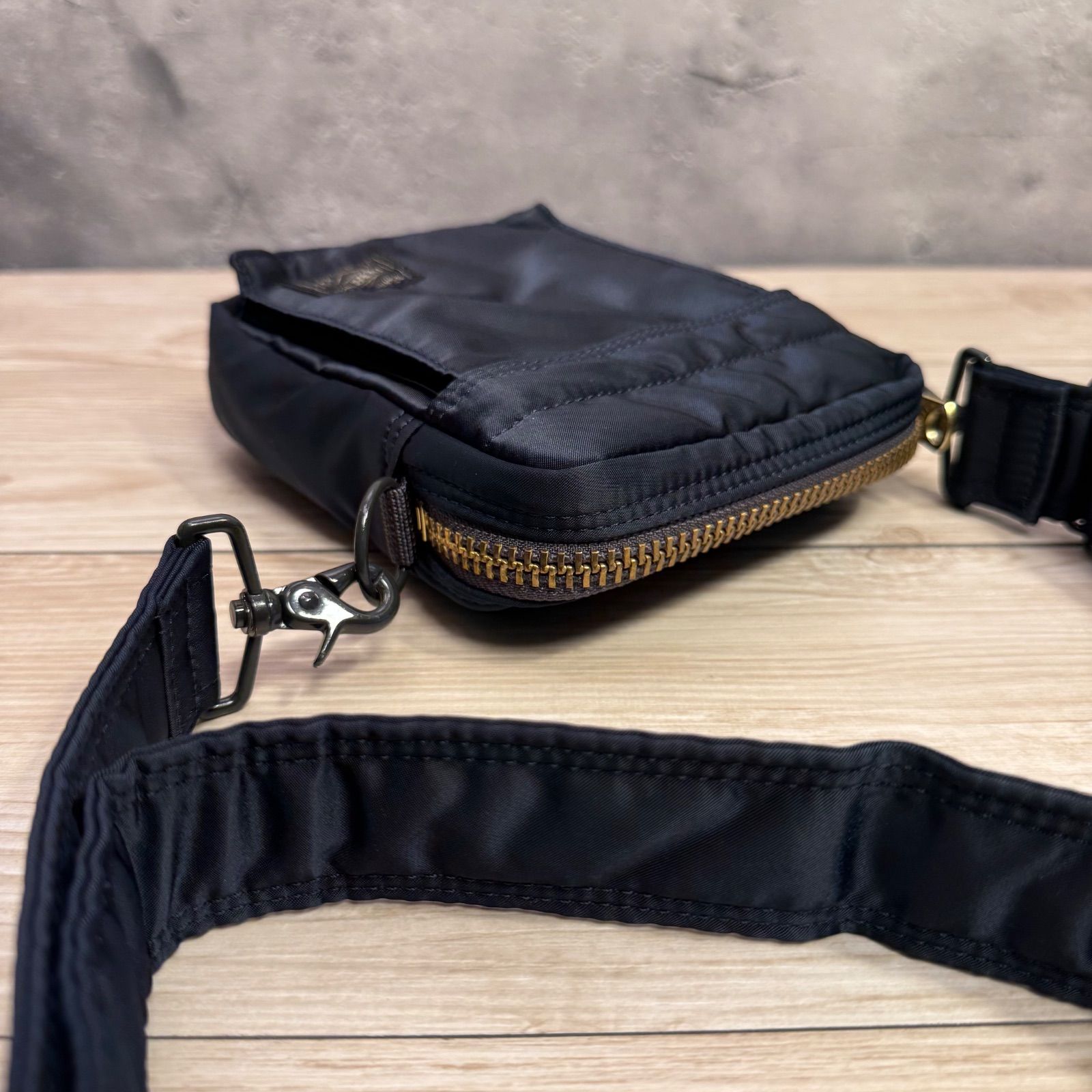 ✨PORTER PX TANKER バーティカルショルダーバッグ アイアンブルー