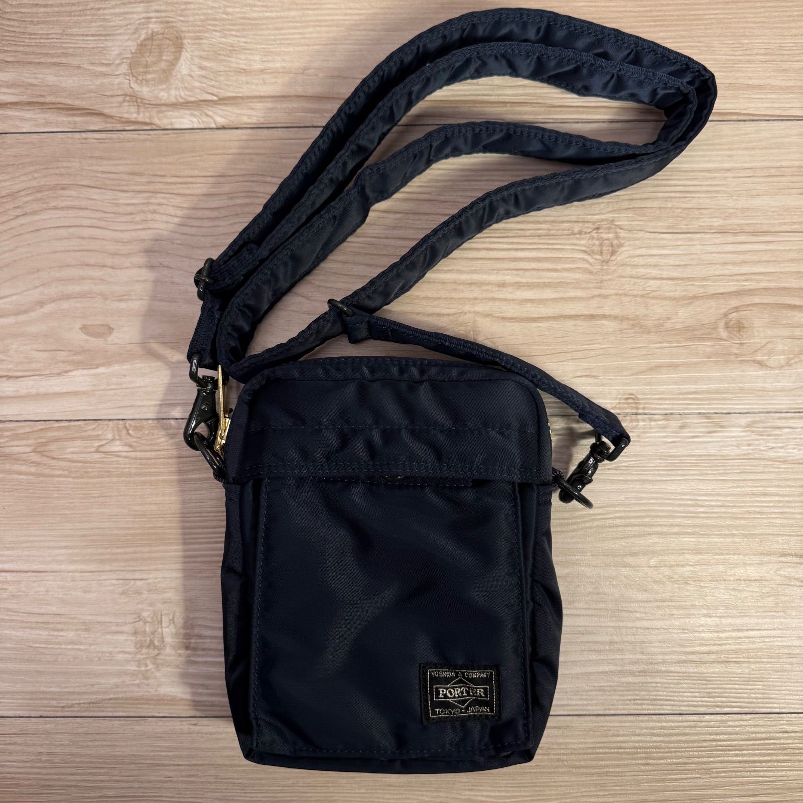 ✨PORTER PX TANKER バーティカルショルダーバッグ アイアンブルー 