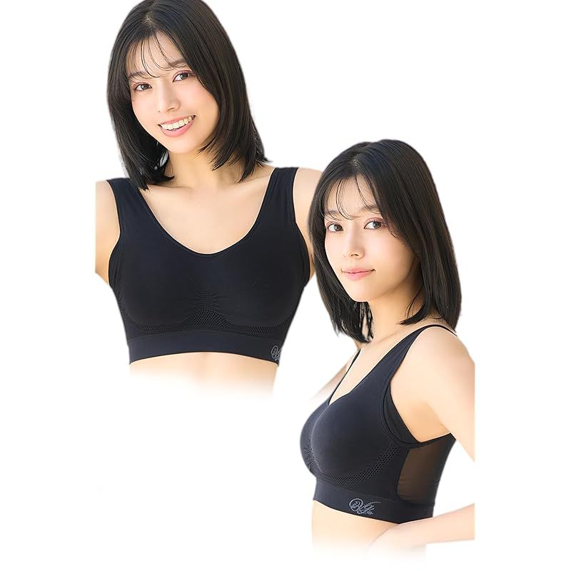 VIAGE ヴィアージュ ビューティアップ ナイトブラ Air セット M L シアー素材 ノンワイヤー メッシュ 締付け感なし