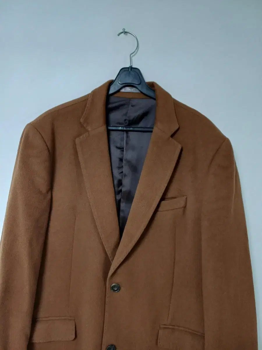 メンズ TNGT オーバーサイズ ウール カシミア ハーフコート 110