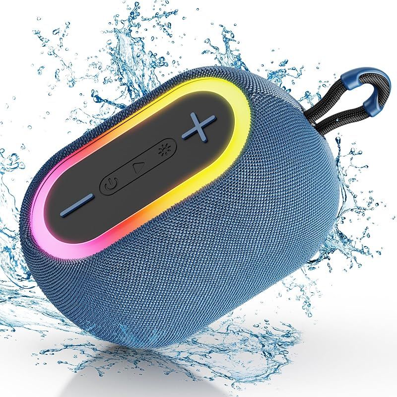 ポータブルスピーカー 20W Bluetooth 防水スピーカー 360°ステレオ音質