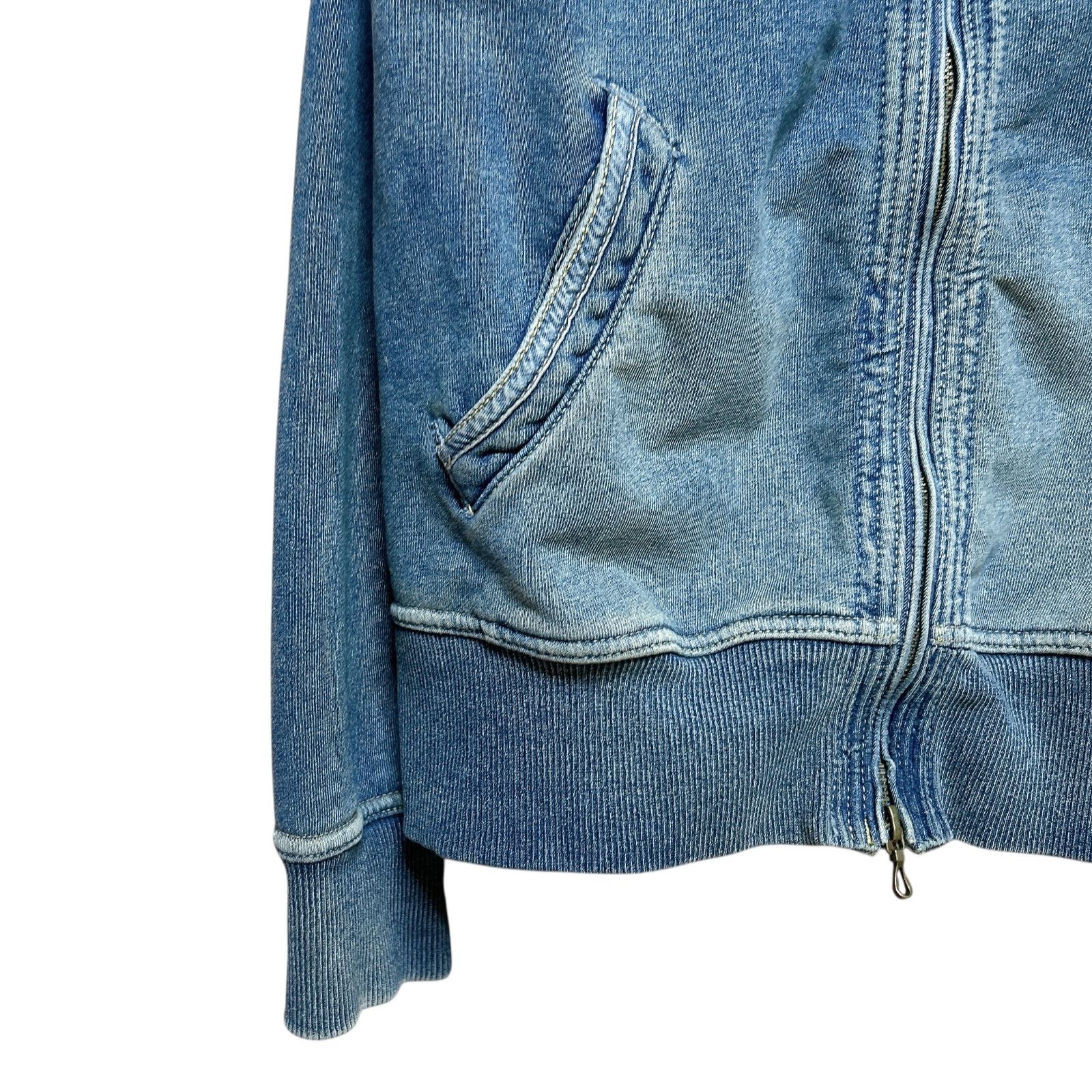 00s GOA vintage denim hoodie bono パーカー 日本製 ヴィンテージ加工