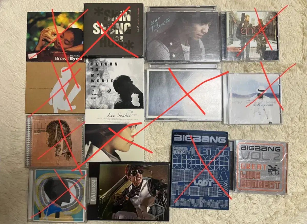 4 種 CD 販売（ビッグバン イ・スンギ イム・チャンジョン 雨)