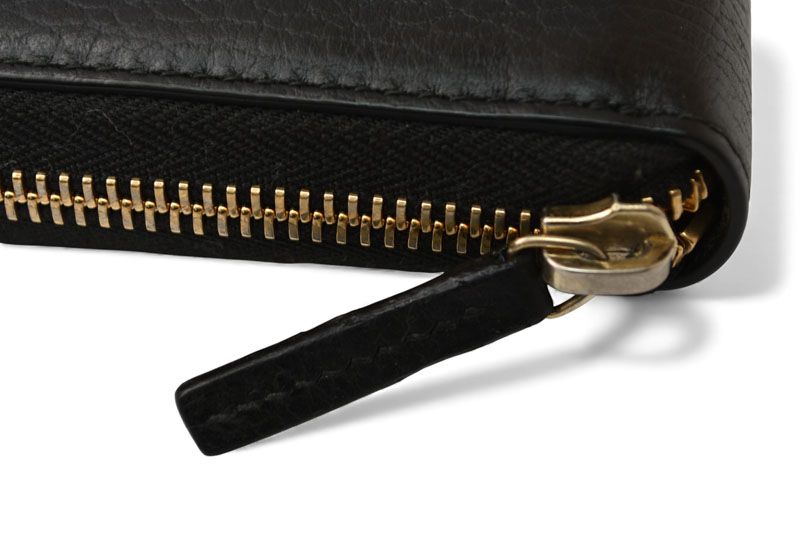 グッチ 財布 GUCCI 長財布/ラウンドファスナー式 レザー 509644 インターロッキングG ブラック【中古】 グッチ 財布 GUCCI 長財布/ラウンドファスナー式 レザー 509644