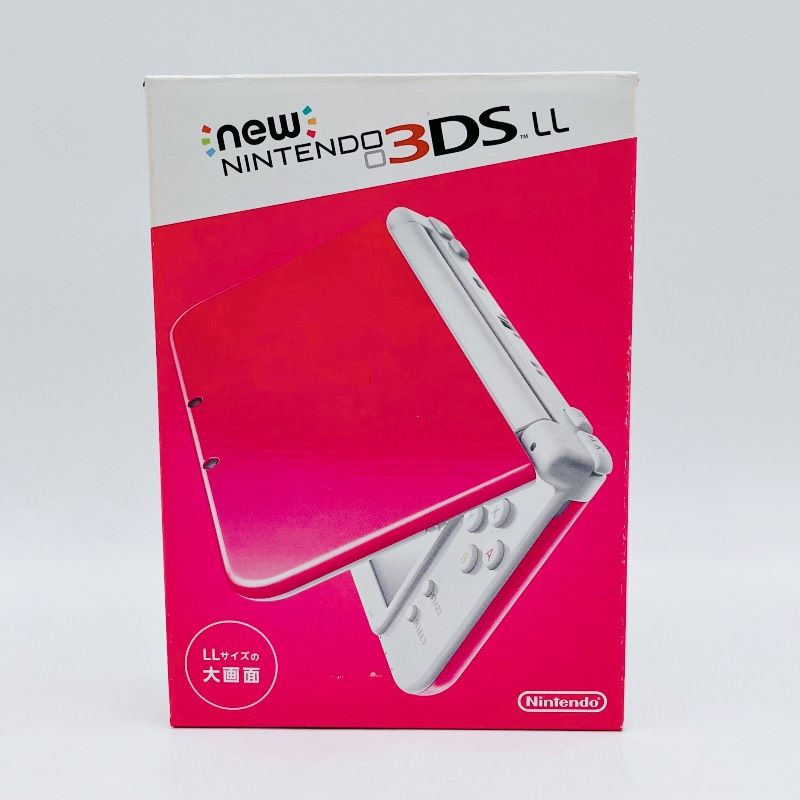 上下IPS液晶 3 DSLL ピンク ホワイト 付属完品 ニンテンドー 任天堂