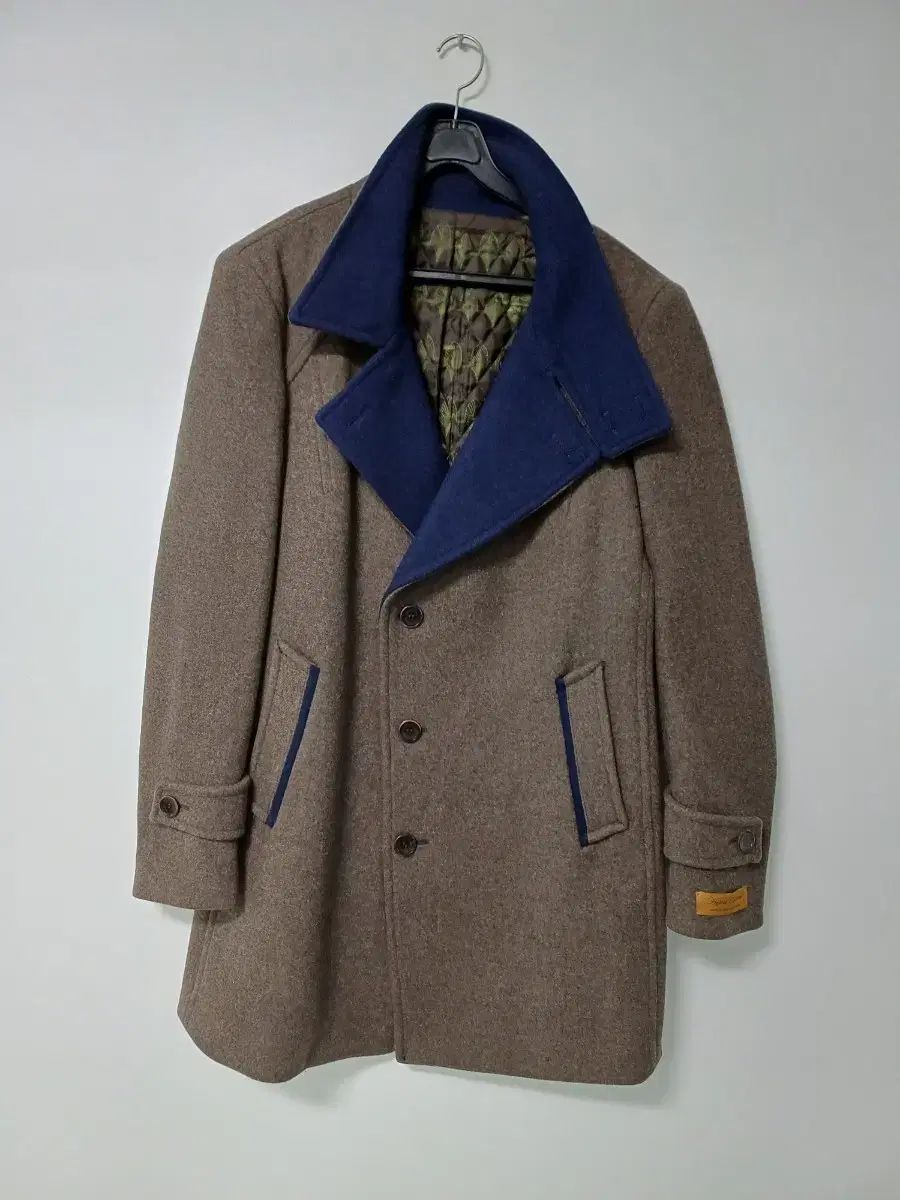 メンズ BASSO ウール ハーフコート 105