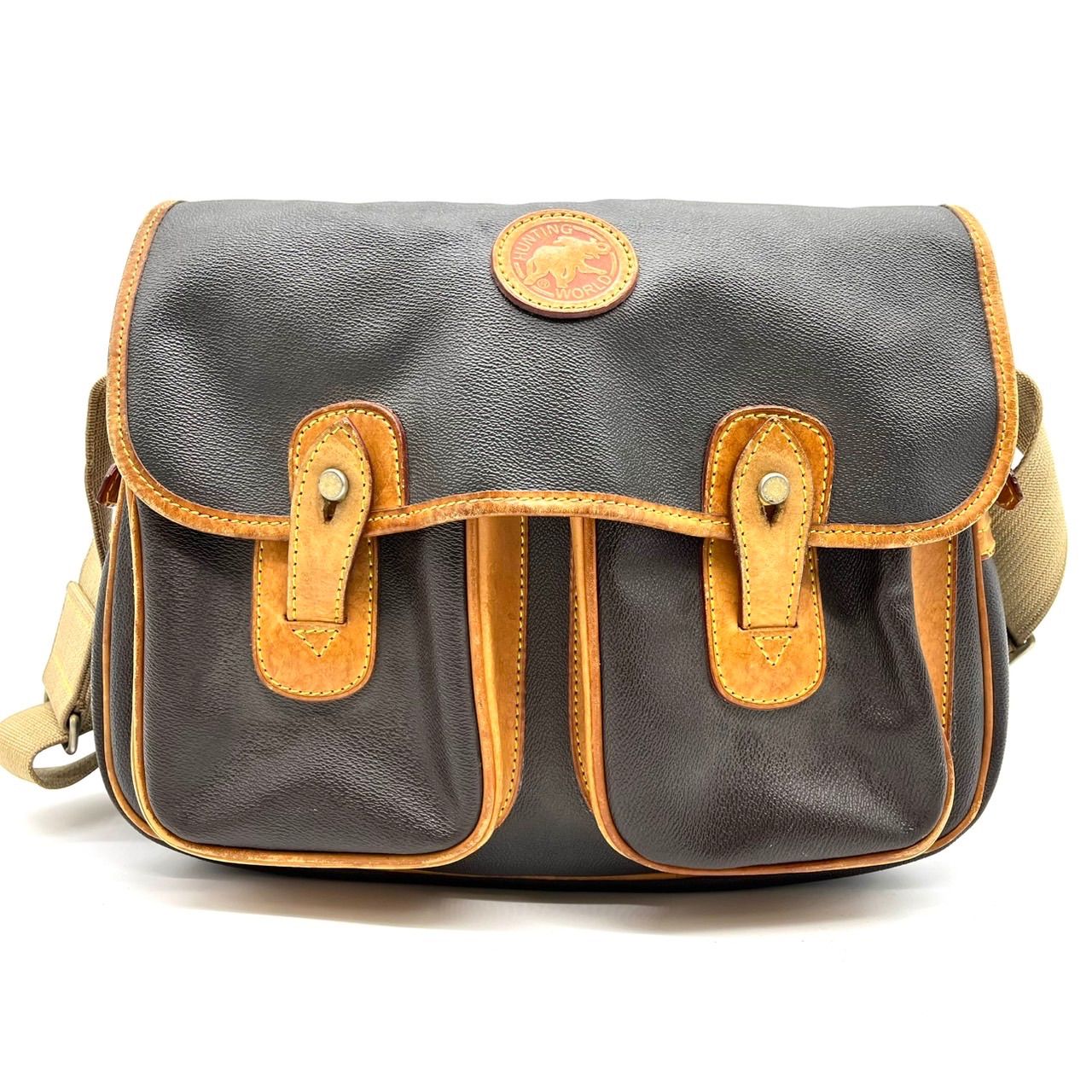 【美品】HUNTING WORLD ハンティングワールド　メッセンジャーバッグ 楽天市場】【Rakuten Fashion THE SALE 1/1〜1／14迄10%OFF