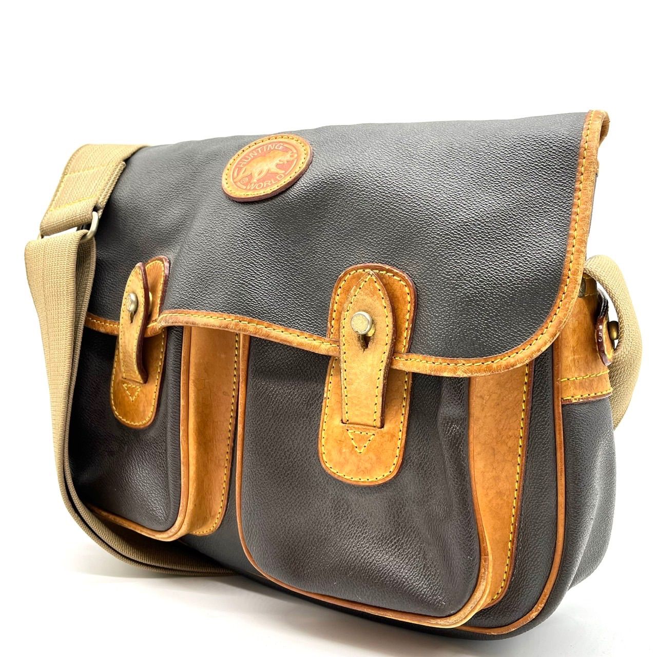 ✨良品✨ HUNTING WORLD ハンティングワールド ショルダーバッグ