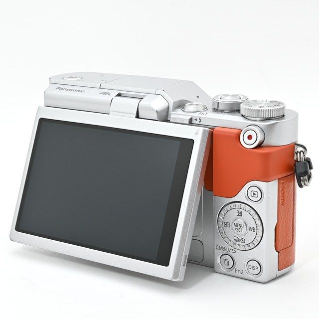 良品＞ Panasonic DC-GF9-D ボディ オレンジ｜自撮りOK・軽量ミラー