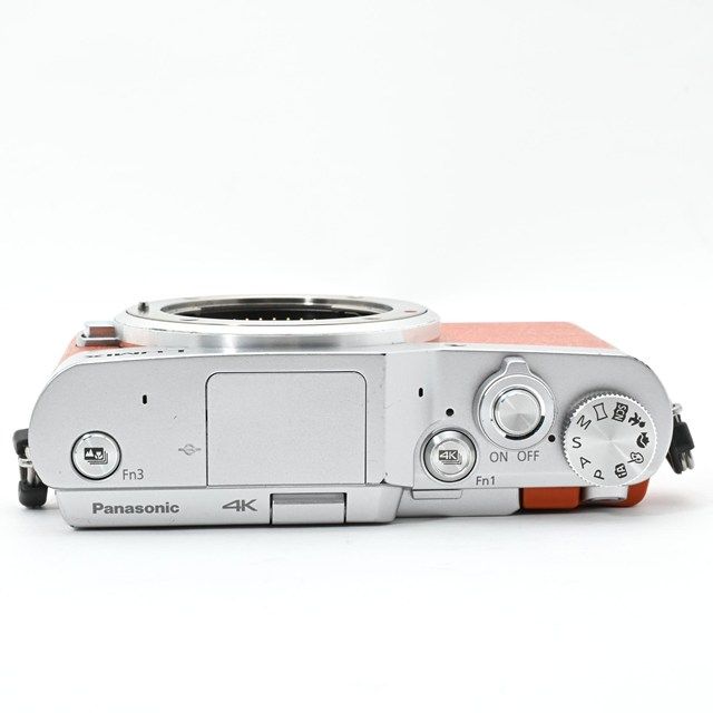 良品＞ Panasonic DC-GF9-D ボディ オレンジ｜自撮りOK・軽量ミラー
