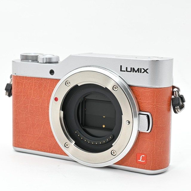 Panasonic DC GF 9 D ボディ オレンジ 自撮りOK 軽量ミラーレス やや使用感ありも 高画質4 K撮影対応コンパクト機