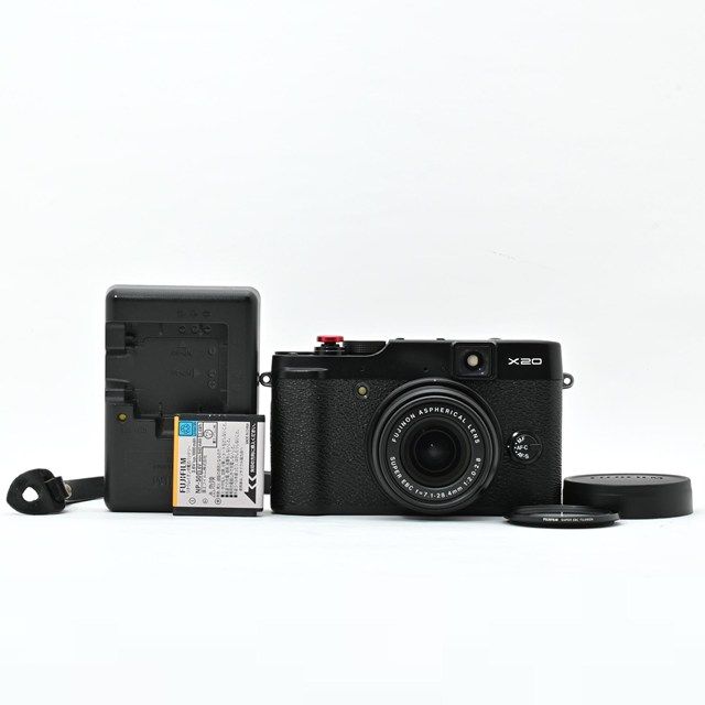 並品＞ FUJIFILM X20 ブラック｜液晶左側黄変あり｜ビューファインダー
