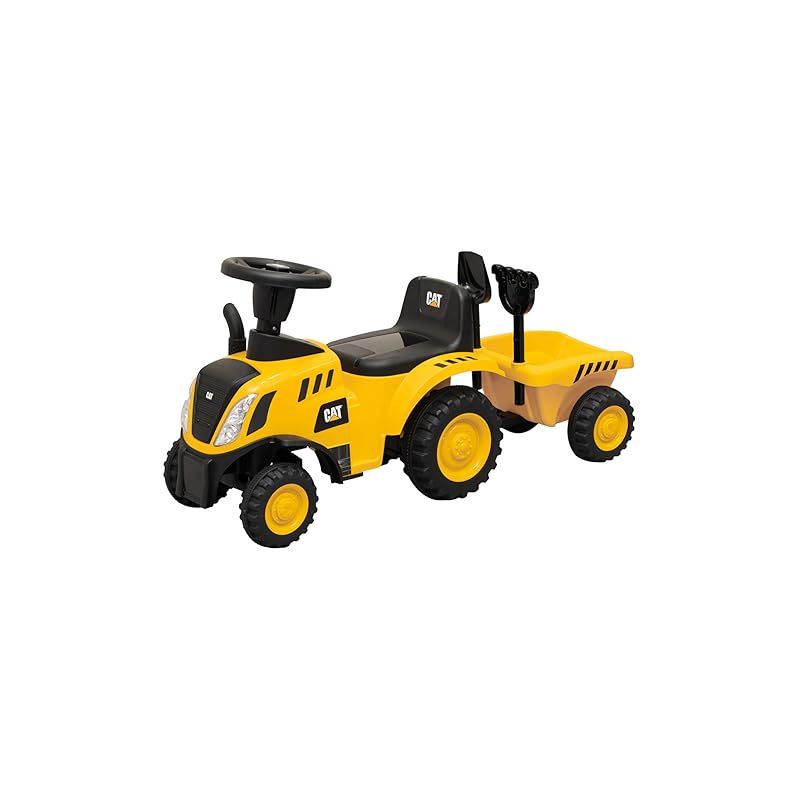 在庫 RiZKiZ CAT トラクター 乗用玩具 乗り物 子供 おもちゃ 足けり 車 乗用 乗れる キャタピラー 音が鳴る ライト 室内 外遊び 屋外 脚力 ンス感覚 砂場 遊び 公園 重機 作業車 運ぶ くるま クルマ 足こぎ シャベル-フォーク