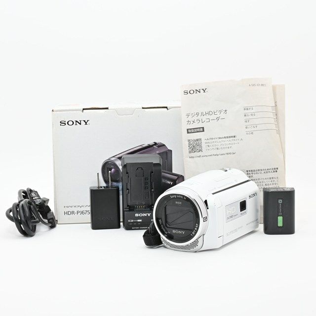 並品 SONY HDR-PJ 675｜ ｜スレ傷 打痕多め｜使用感あり｜まだまだ使える フルHDビデオカメラ｜プロジェクター搭載モデル