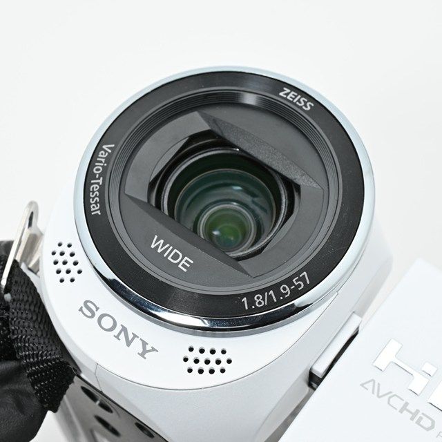  SONY Handycam HDR-CX 470 W ホワイト｜ ｜外観 ｜元 き｜手ブレ補正搭載のフルHDデジタルビデオカメラ ビデオカメラ本体 ビデオカメラ