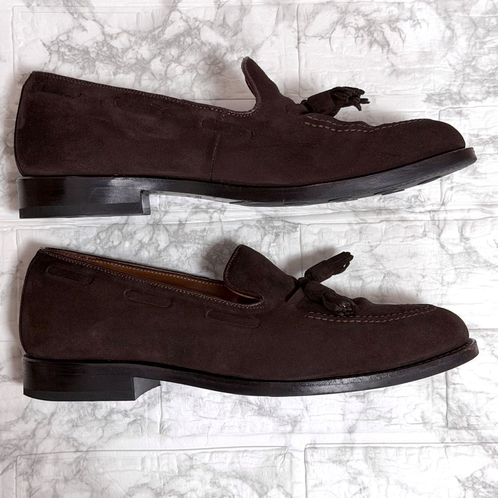 REGAL タッセルローファー ブラウン 26 リーガル 茶色 スエード