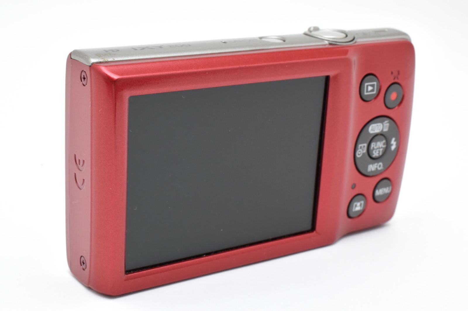 返品保証】☆極上美品☆ キャノン Canon IXY 200 レッド 8x コンパクト
