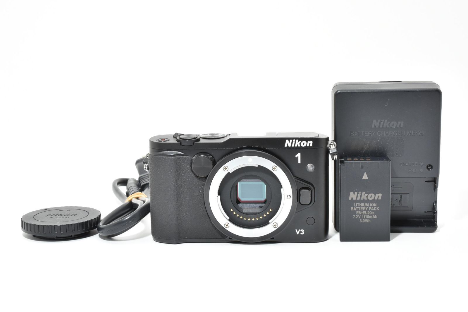 シャッター回数 Nikon ニコン ミラーレス一眼 1 V 3 ボディ ブラック