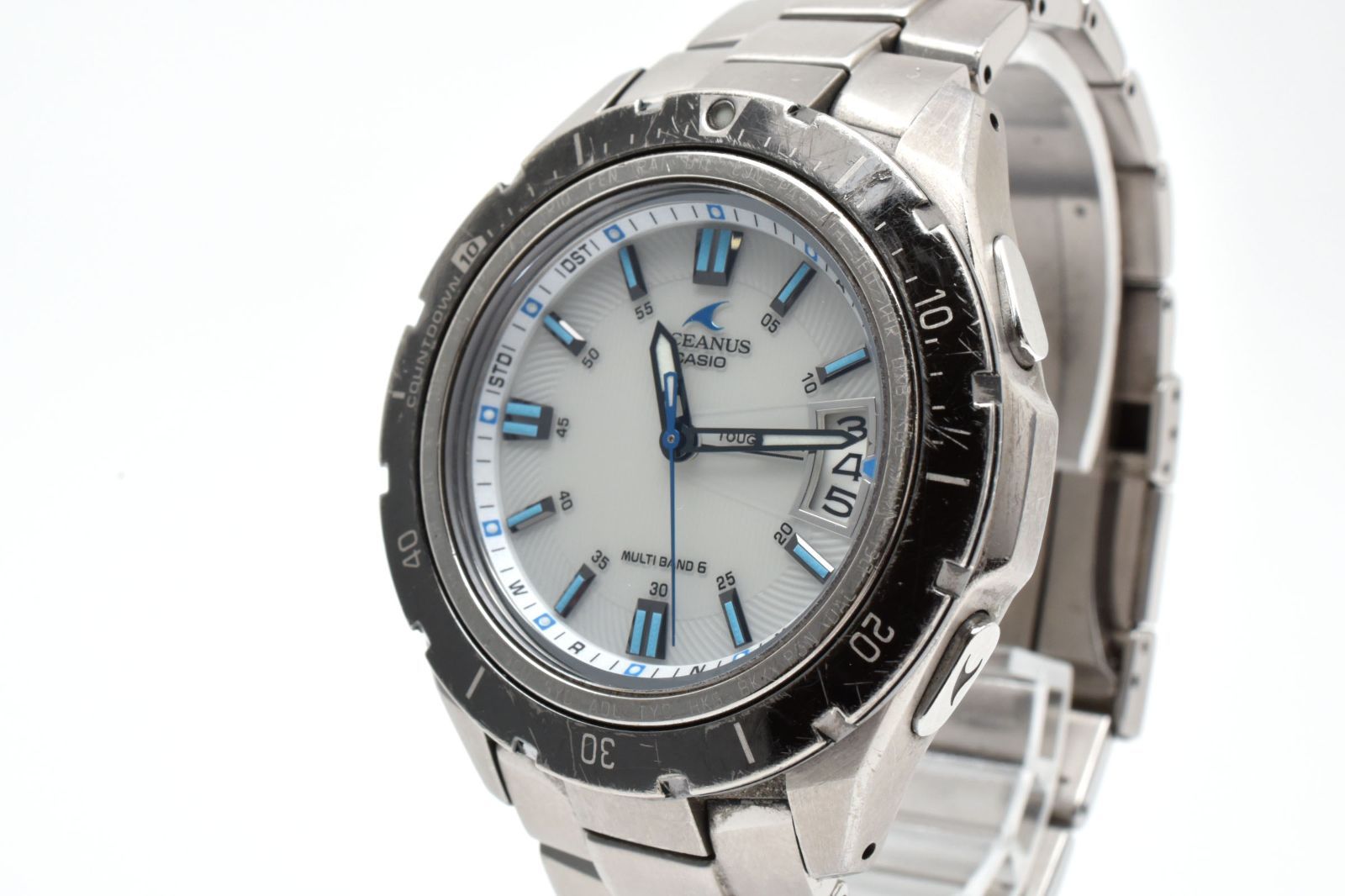 実用品 カシオ オシアナス カシャロ OCW P 100 TD 7 AJF ソーラー電波 メンズ 腕時計 チタン
