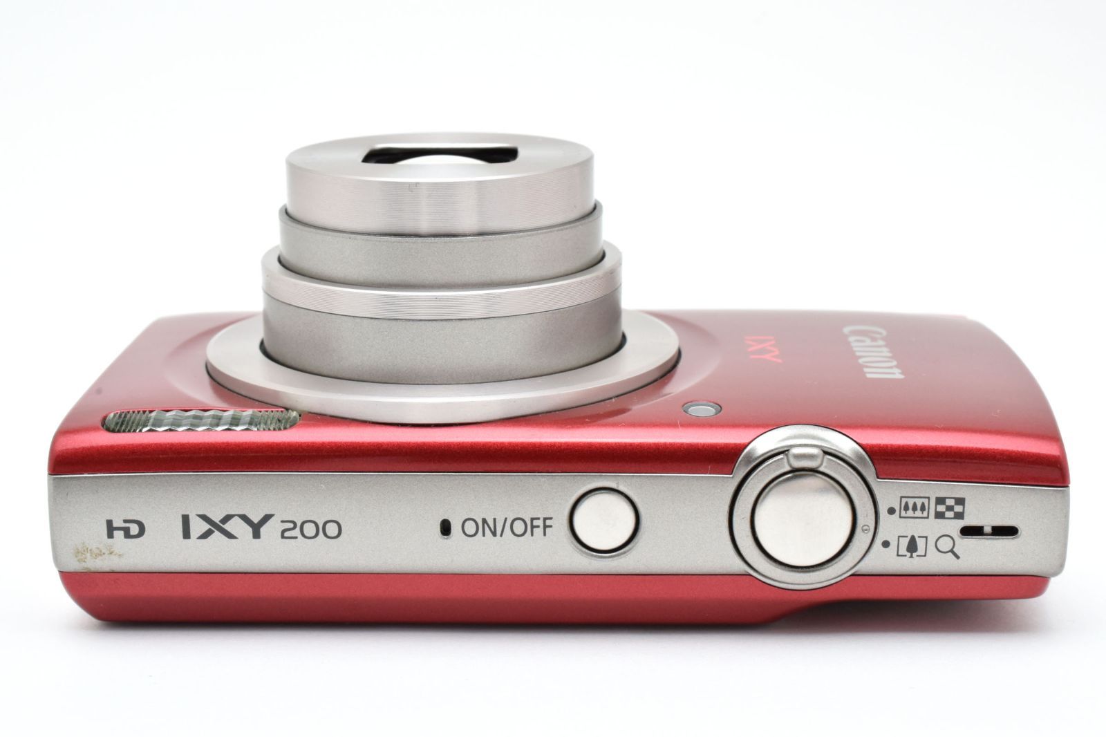 返品保証】☆極上美品☆ キャノン Canon IXY 200 レッド 8x コンパクト