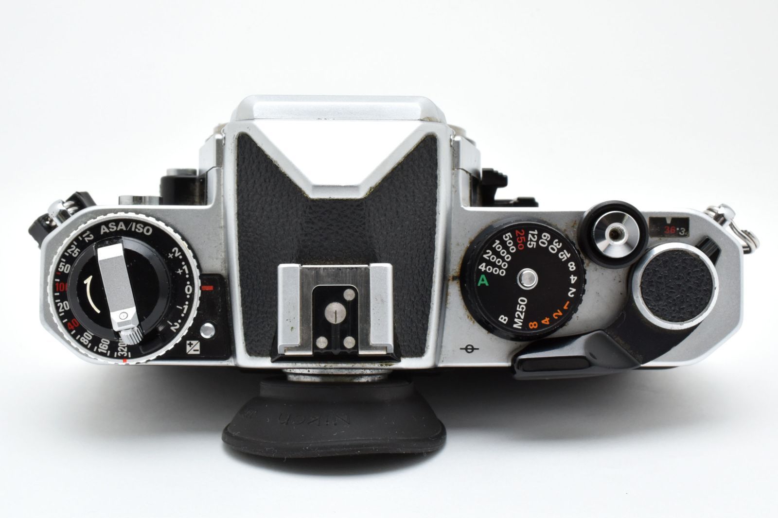 返品保証】☆実用品☆ Nikon ニコン FE2 シルバー フィルム一眼レフ