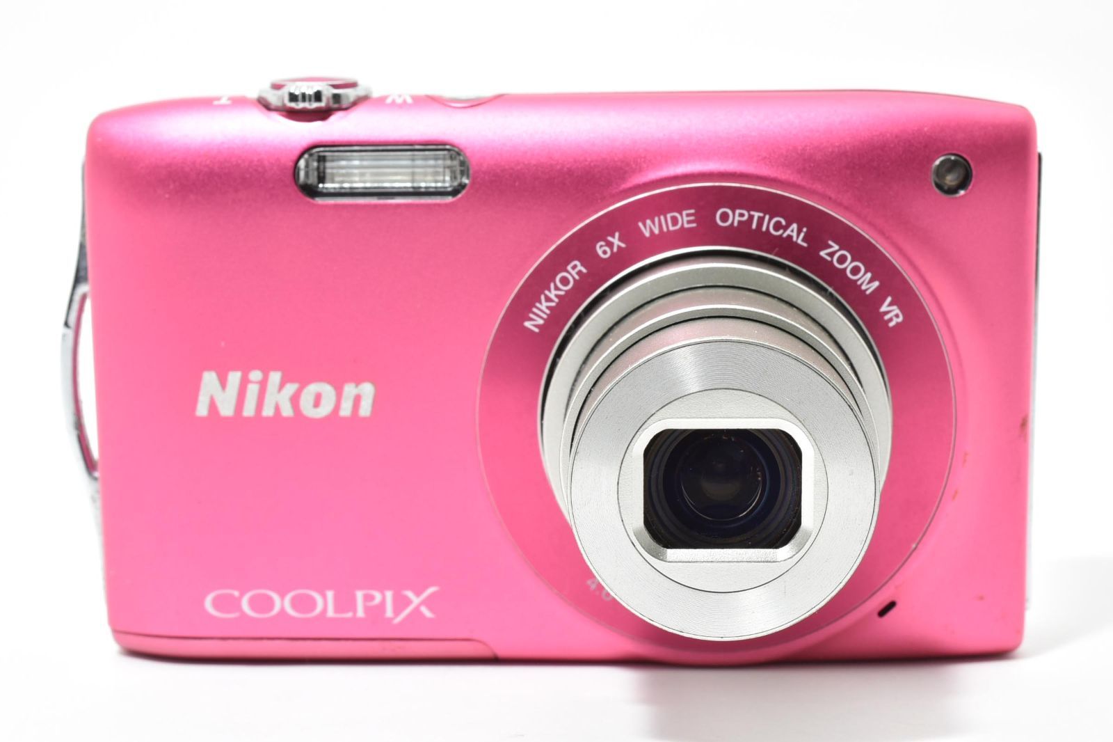 返品保証】☆実用品☆ ニコン NIKON COOLPIX S3300 ピンク コンパクト
