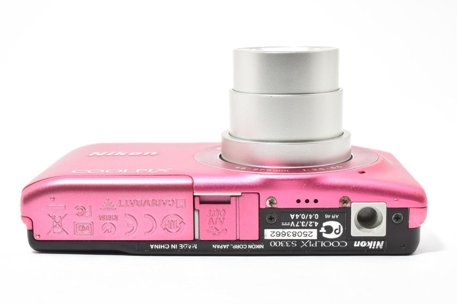 返品保証】☆実用品☆ ニコン NIKON COOLPIX S3300 ピンク コンパクト